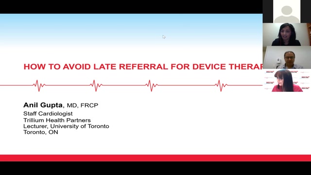 HOW TO AVOID LATE REFERRAL FOR DEVICE THERAPY
